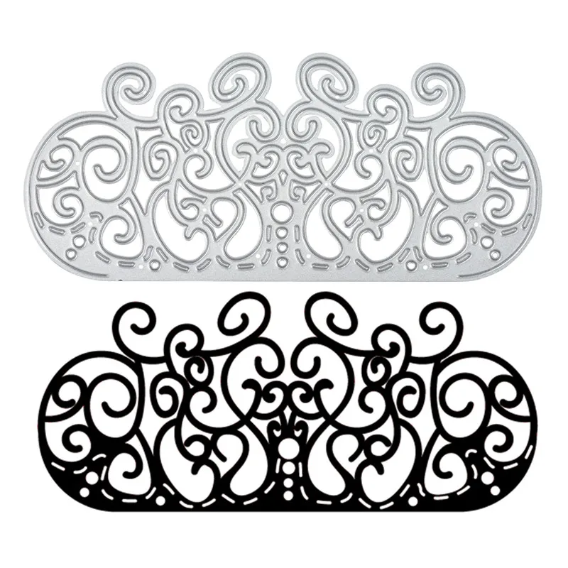 

GJCrafts Lace Dies Metal Cutting Dies for Card Making Scrapbooking Embossing Stencil Craft Background Dies