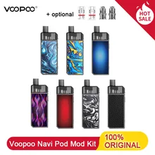 Новейший Voopoo Navi Vape Pod Комплект с аккумулятором 1500 мАч и 3,8 мл Pod и 0,96 дюймовым экраном GENE. AI чип электронная сигарета VS Vinci X