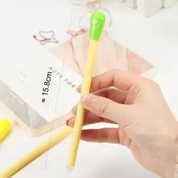 Kawaii Мультфильм стираемая ручка выражение гелевая ручка спичка написание подпись ручка офисный Материал школьные принадлежности