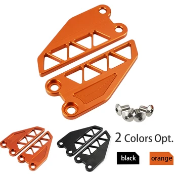 

2 Pcs for KTM Duke 390 2017 2018 2019 CNC Aluminum Anodized Foot Pegs Protector Heel Cover Right+Left