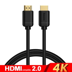 Premium High-Speed 8K HDMI-Compatible Cable with Splitter Functionality - 3m (4K HD Cable)