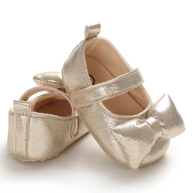 Мягкая детская обувь принцессы для маленьких девочек; Кожаные Мокасины; нескользящая обувь для малышей