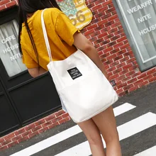 Женская сумка на плечо в Корейском стиле, Холщовая Сумка для студентов, женская сумка на плечо в стиле Харадзюку, в стиле колледжа, Южная Корея, модная сумка для колледжа