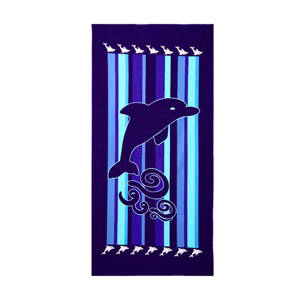 70*150 см пляжное полотенце с принтом дельфина, шаль от солнца, весеннее полотенце, квадратное пляжное полотенце, флаг для песчаного пляжа, пляжное полотенце с принтом
