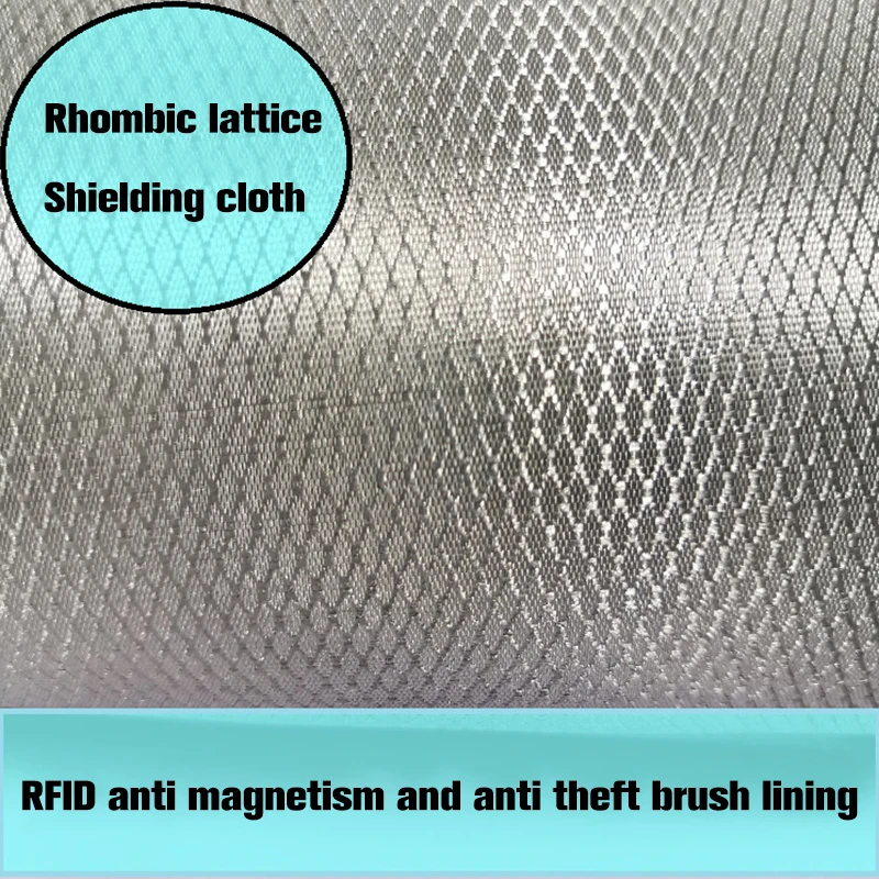 Block RFID Shielding Fabric Radiation Conductive Fabric EMF RFID EMF  Faraday Fabric for Signal Blocking for Radiowave Microwave and Radiation