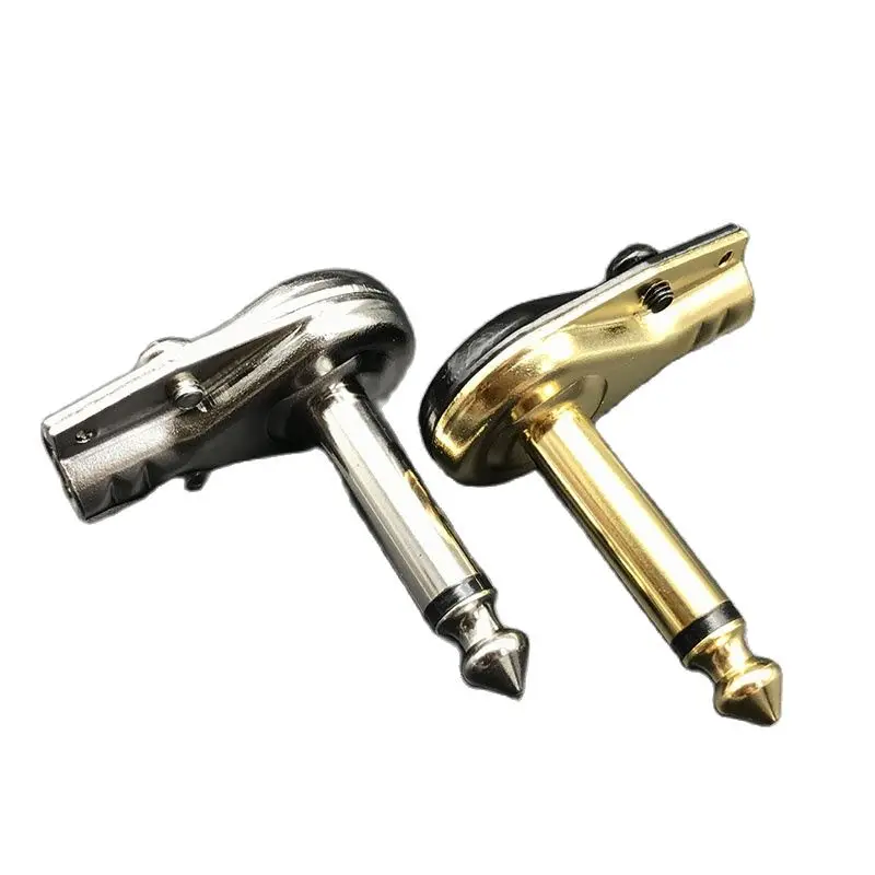 Microphone Plug 6.35 Elbow Single Channel Welding Head Audio | Обустройство дома