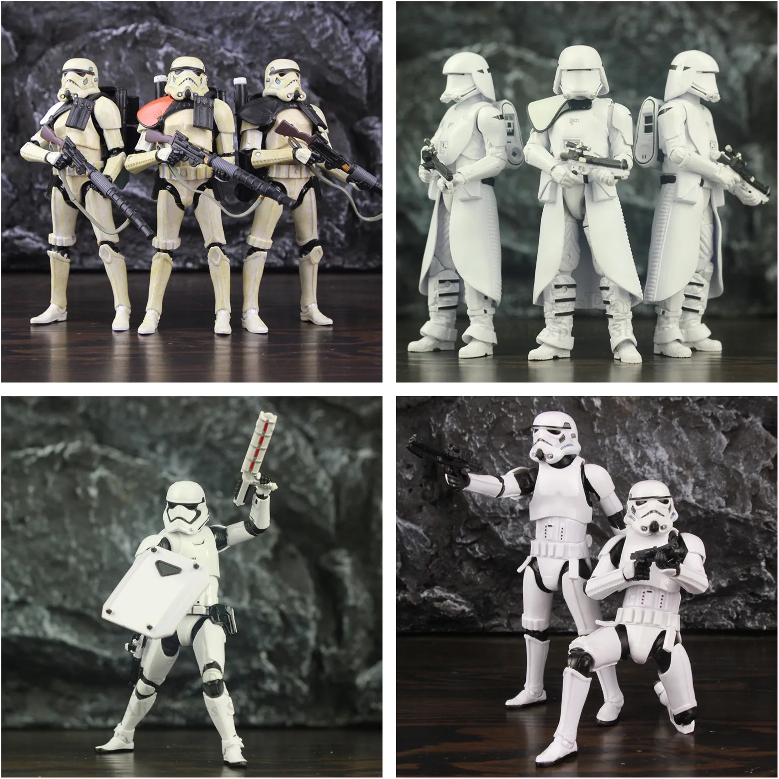 Star Wars Stormtrooper Clone Trooper Darth Vader 3.75" Actionfigur Spielzeug 