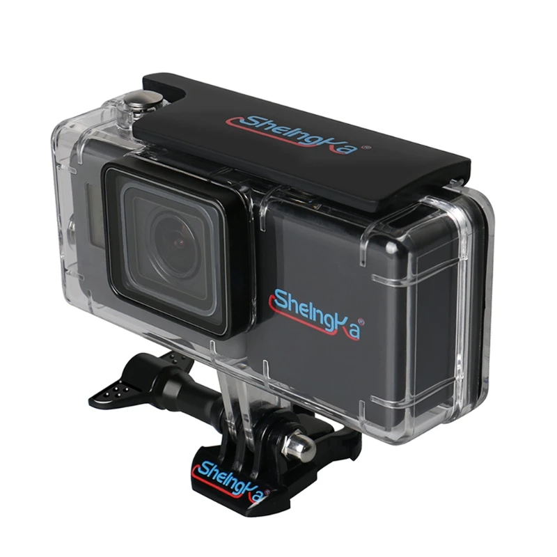 

45M Waterproof Housing Case with External 2300mAh Battery Set for Hero 5 Camera