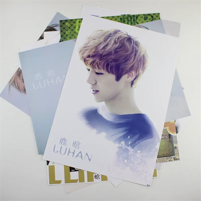 Постер EXO Luhan 8 *(42x29 см) настенное украшение обои в Корейском стиле знаменитости