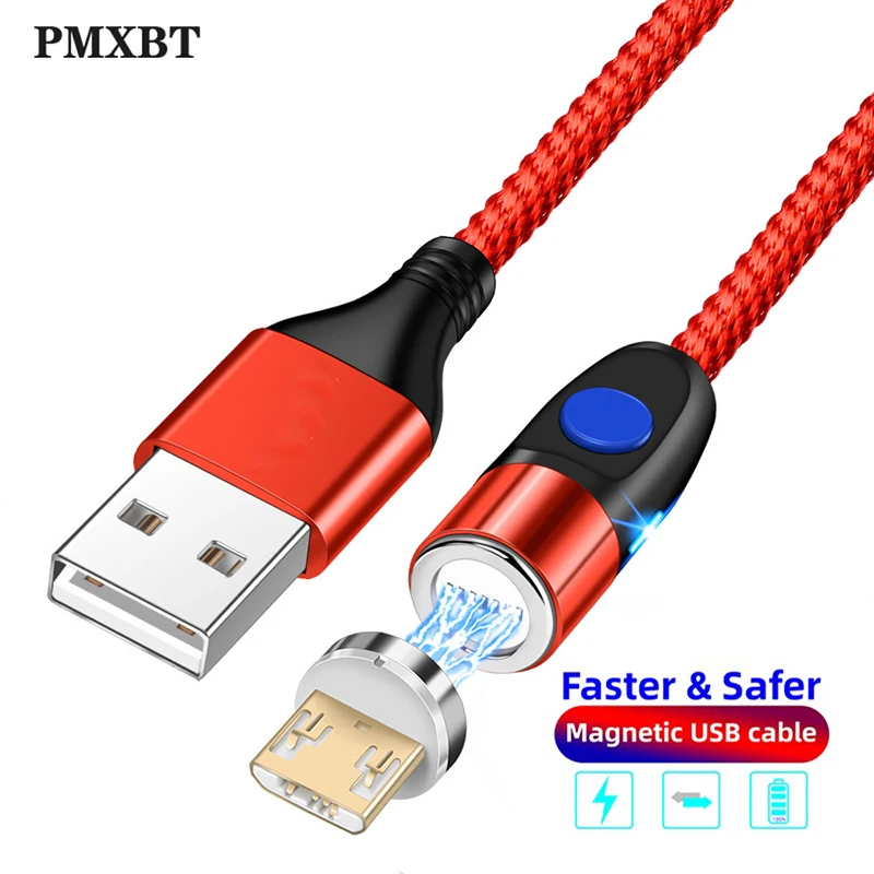 

Magnetic Micro USB Cable Fast Charging For Xiaomi Redmi Note 5 Android Mobile Phone Data Cables for Samsung Micro usb-c Charger