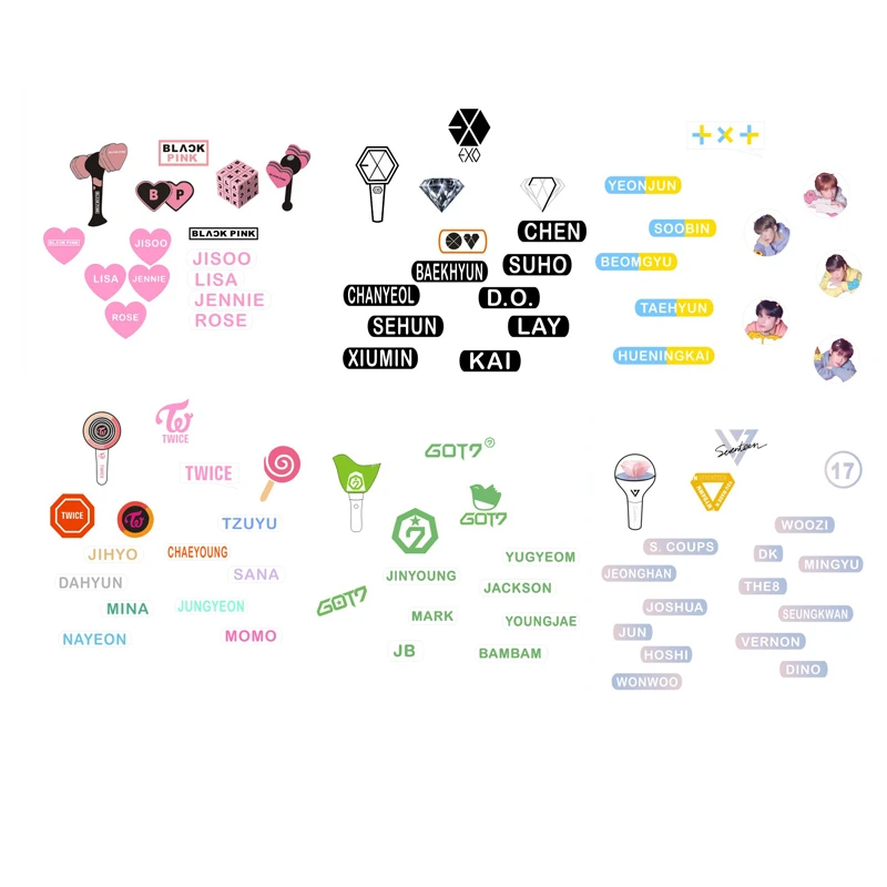 Kpop Txt Got7 Twice Exo Seventeen Stickers Journal Diary Paper Calendar Cute Stickers Scrapbooking Flakes Decoration Supplies Assorted Stickers Aliexpress Kpop Txt Got7 Twice Exo Seventeen Stickers Journal Diary Paper Calendar Cute Stickers Scrapbooking Flakes Decoration Supplies Assorted Stickers Aliexpress