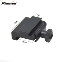 Alonefire C005 21 до 11 мм конвертер рельс база ласточкин хвост Вивер Пикатинни адаптер страйкбол винтовка стрельба оружейный лазерный прицел прицела
