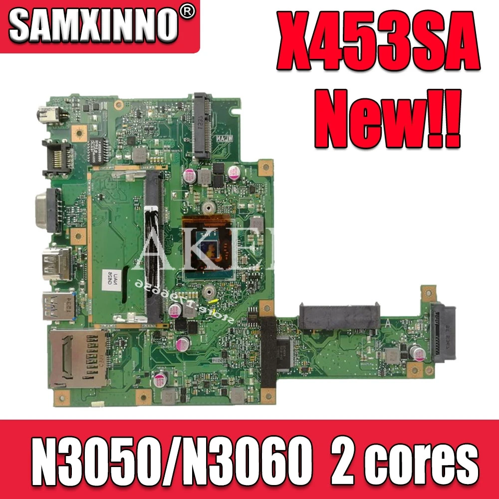 X453SA материнская плата для ноутбука For Asus X453S X453 F453S Тест 100% OK N3050 2 ядра|Материнские
