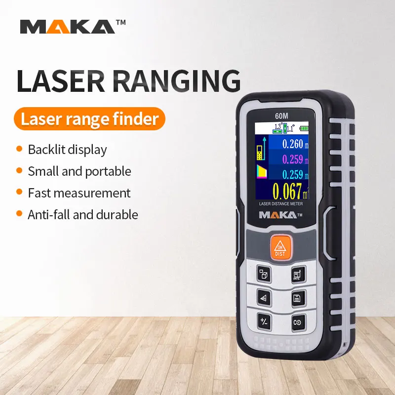Visual Laser Distance Meter 60M 100M Rangefinder Electronic Two-way Level Trena Laser Tape Distance Measurer Range Finder MK6 Visual Laser Distance Meter 60M 100M Rangefinder Electronic Two-way Level Trena Laser Tape Distance Measurer Range Finder MK6