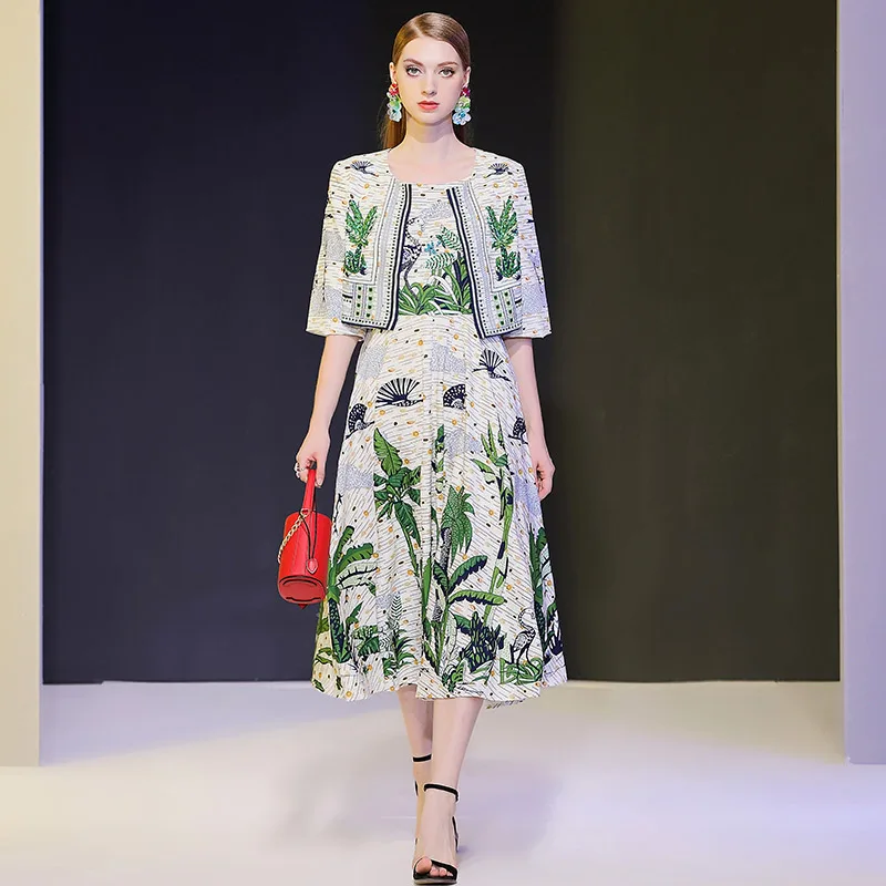 

DIDABOLE 2019 Autumn new European and American women's white jacket jacket nail beads inlaid diamond waist waistcoat dress