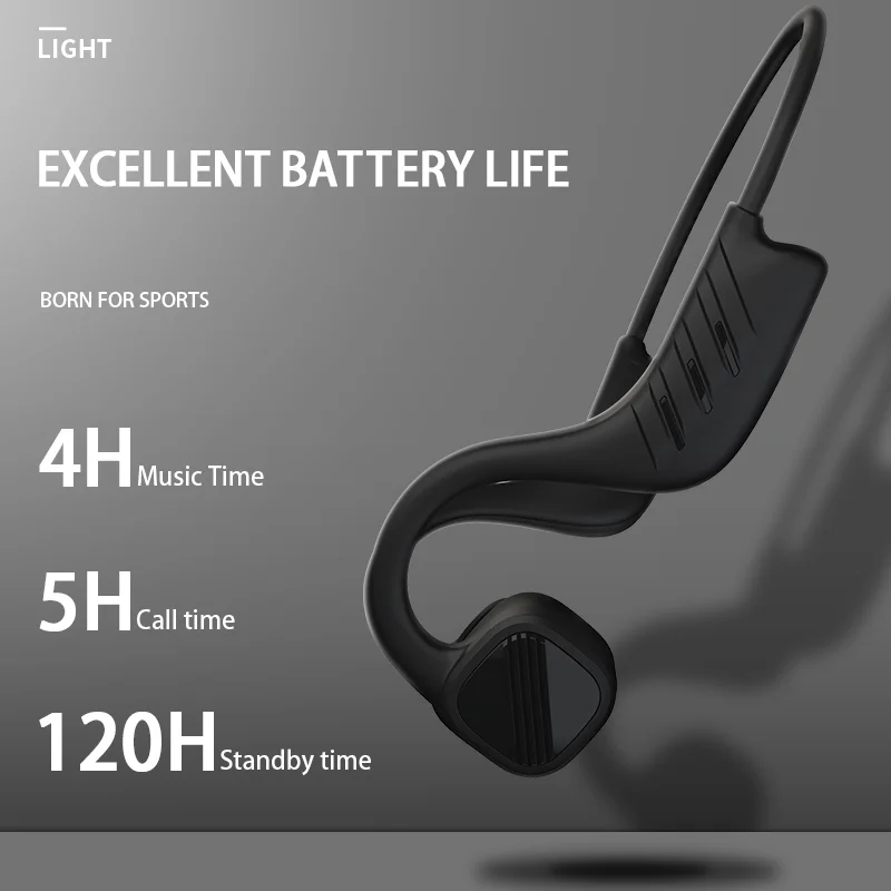 Fone de Ouvido Bluetooth sem Fio Ipx8 à Prova Aikswe Condução Óssea Natação Dwaterproof Água Mp3 Player Música Mergulho Esporte 8gb - Image 3