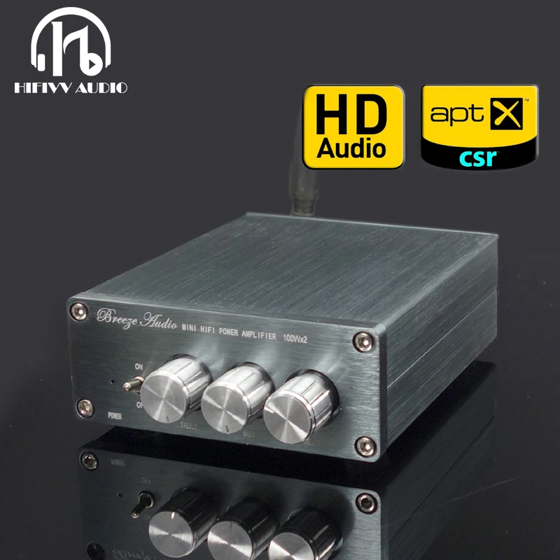 

100WX2 Bluetooth 5.0 2.0 Stereo Digital Amplifier of TPA3116d2 home Digital AMP of TPA3116 dac ATPX HDaptX