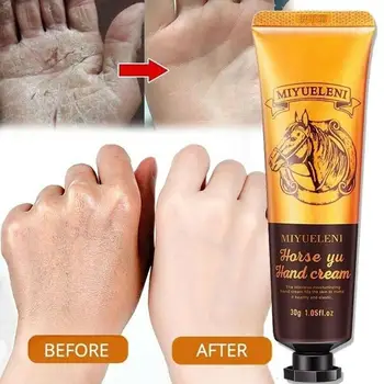 

30g Moisture Hand Cream Horse Oil Anti-dryness Hydrating Smooth Cream Hand Anti Cracking Winter Repair Nourishing Hand Cream