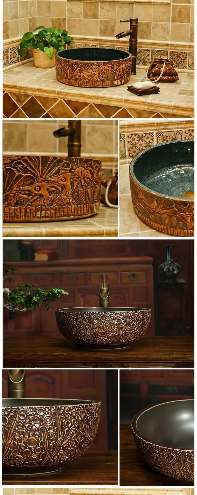 Vanity Para Mano Lavatorio Wastafel Evier Umywalka Nablatowa Da Appoggio Lavabo Salle De Bain Pia Cuba Banheiro Bathroom Sink