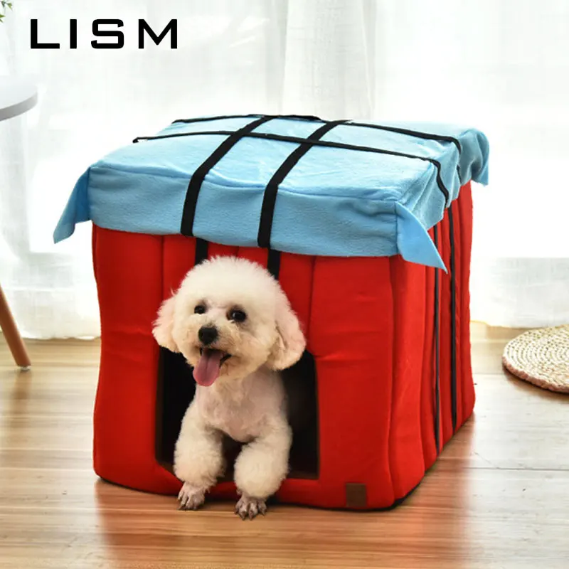 

Funny Cat House Bed Mat Cave Nest Kennel Basket Cushion for Small Medium Dogs Cats Winter Warm Soft Comfortable Pet Products