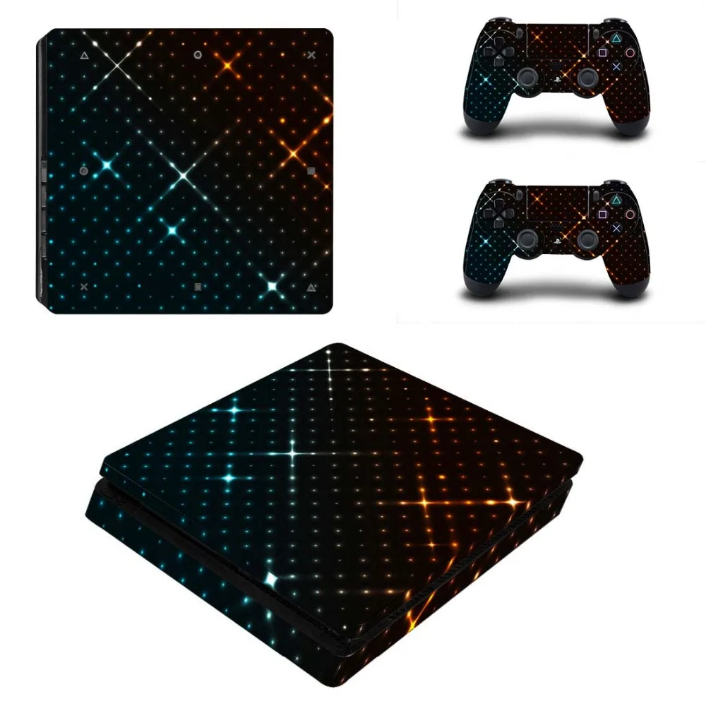 Белый 500 миллионов Ограниченная серия PS4 тонкая кожа Наклейка полное покрытие наклейка для playstation 4 консоль и контроллер наклейка для PS4 виниловая наклейка - Цвет: Белый