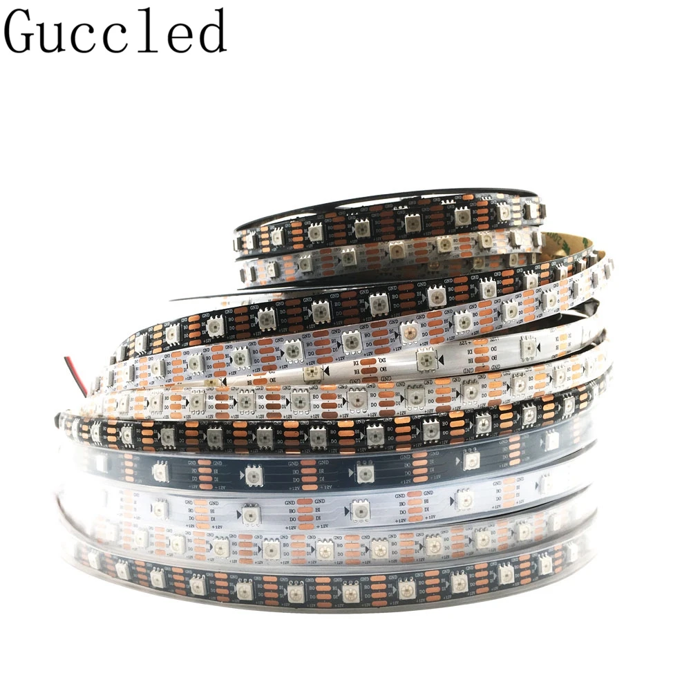 Светодиодный ленточный светильник WS2815 12 в пост. Тока WS2812B/WS2813 RGB светодиодный