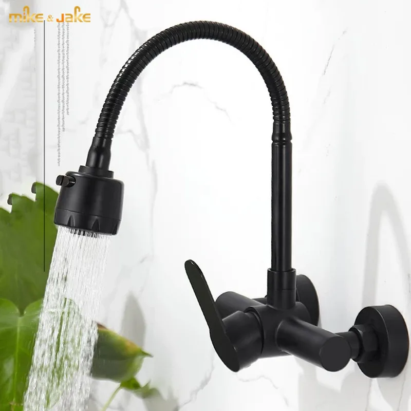 304-stainless-steel-wall-type-black-kitchen-mixer-hot-and-cold-faucet-wall-mounted-black-basin-sink-faucet-crane-black-mop-taps