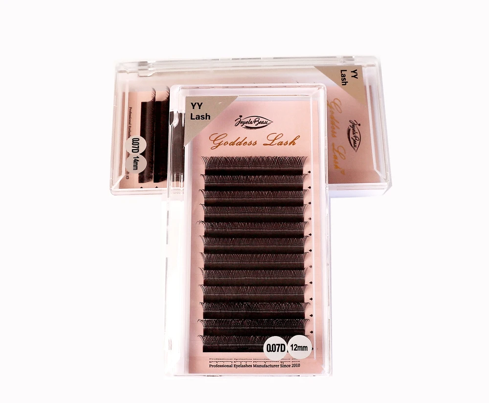 2022 New YY Shape Volume Lashes Y Eyelash Extensions Cilia and Brazilian Volume Cashmere Mink Eyelash Extensions Cilios YY