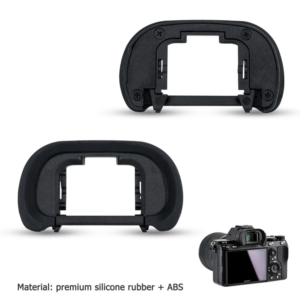 

2x Silicone Eyecup Eyepiece Eyeshade Viewfinder for Sony a9 a7 II a7 III a7R II a7R III a7S a58 a99 II replaces FDA-EP18