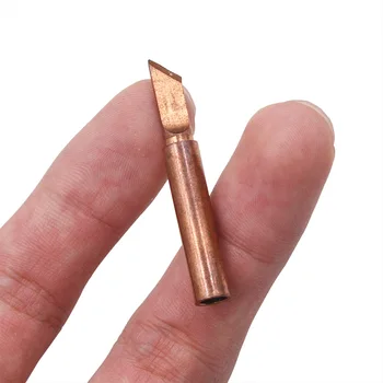 

900M K Pure Copper Soldering Iron Tip Lead-free Welding Sting For Hakko 936 FX-888D Saike 909D 933 Soldering Iron Station