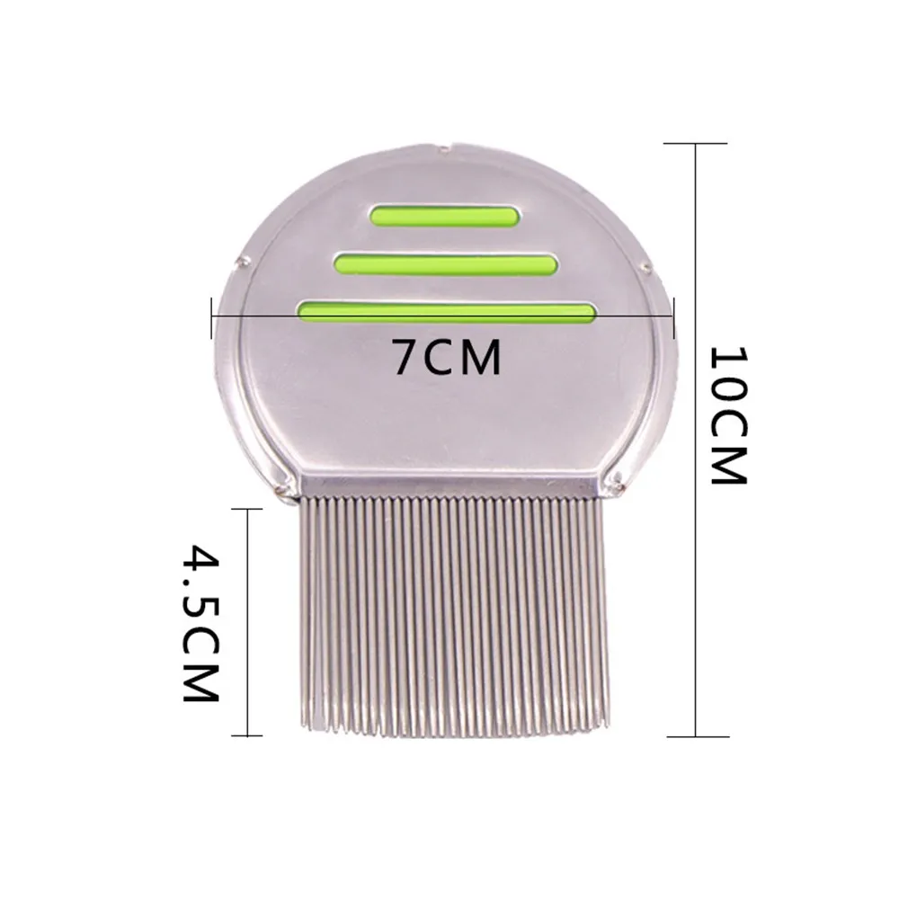 Сталь зубы собака гребень Нержавеющая сталь собака расчески удалять вши блохи ПЭТ удаления грязи щетка для собак кошек и собак, Уход за лошадьми инструменты