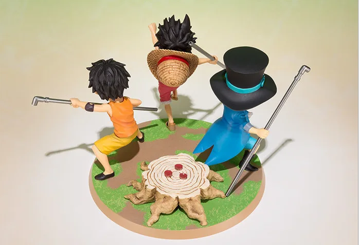 F. ZERO one piece Luffy Ace Saab из трех братьев, комплект для гаража