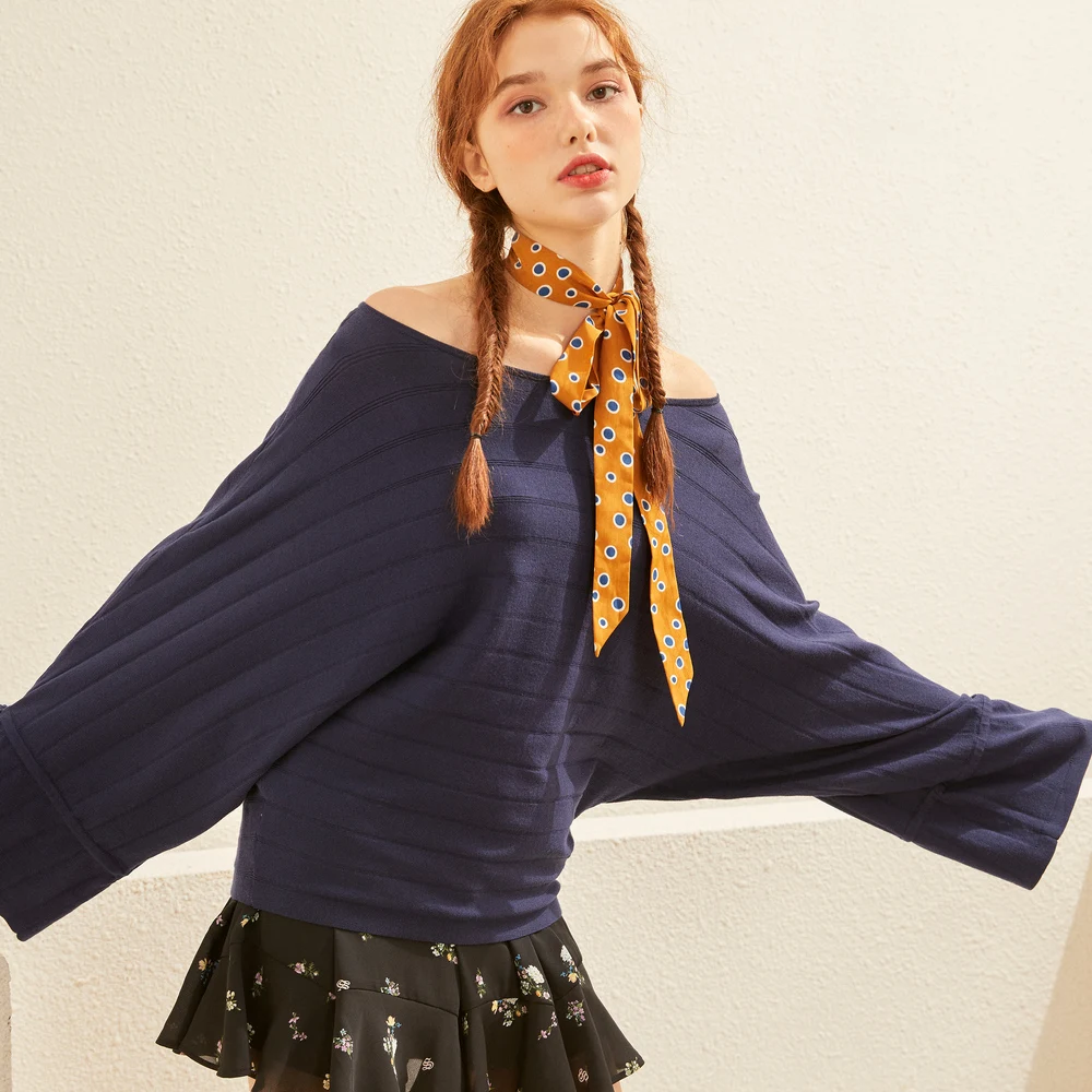 QING MO Fashion Brand Women Pullover  Women
