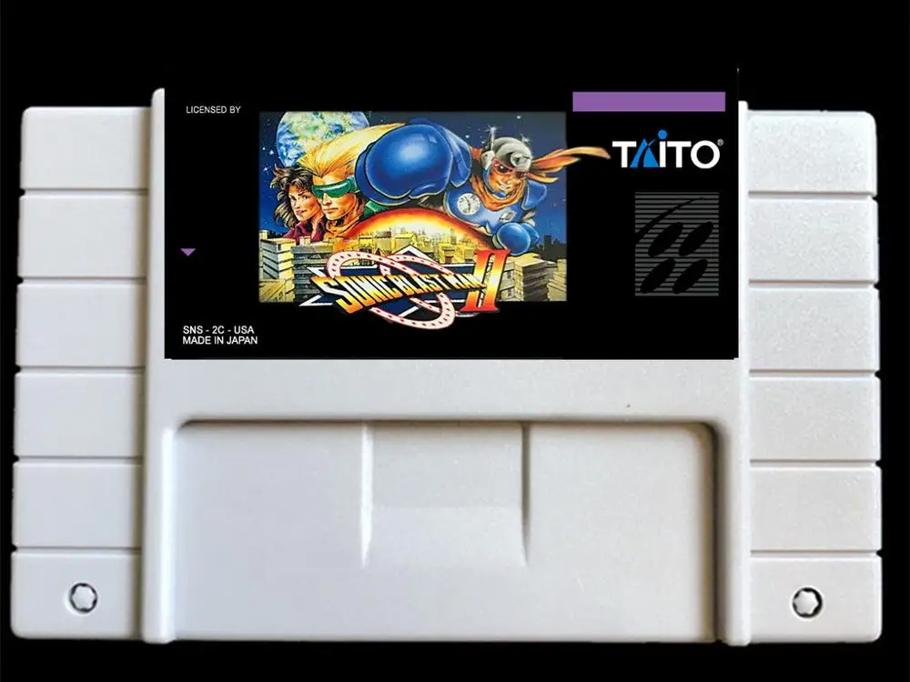 Sonic Blast Man II USA- NTSC version 46 pins Video games card NTSC version for Retro Video games Console