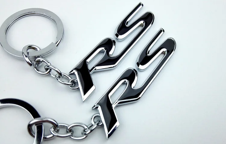 

RS Metal Keychains Car Key Chain Key Ring Universal Creative Key Ring