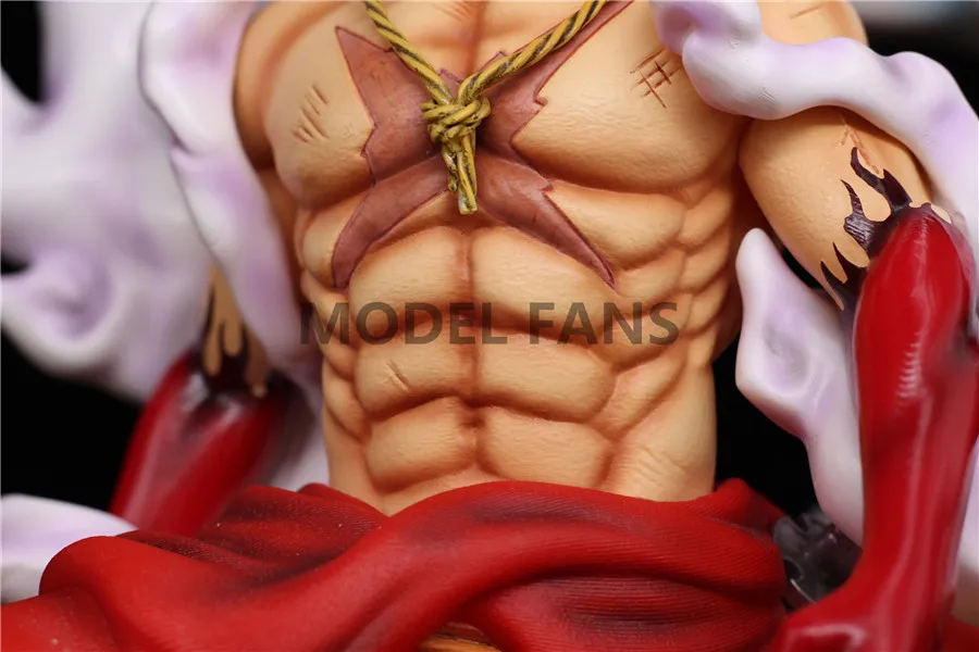 One Piece Luffy Gear Fourth Kimono Snake Man Form GK Resin Statue for Collectors' Toy Collection. image 3