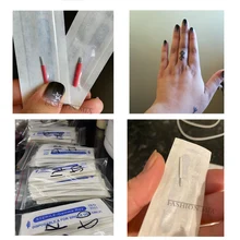 

500pcs Microblading Blades Manual Tattoo Fog Needles 3R Round Permanent Makeup Eyebrow 5RL for Lamina Agulhas Tebori Manual Pen