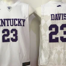 Кентукки вайлдкэтс#23 Дэвиса-белый размер S, M, L, XL, 2XL, 3XL ДЖЕРСИ