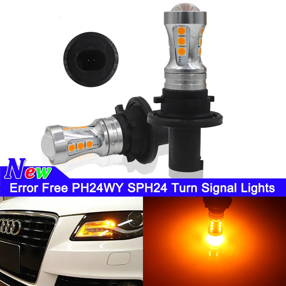 BMTxms   õ  Canbus PH24WY SPH24 LED ڵ ,  ȣڻ, ƿ ĳ GMC   Ʈ