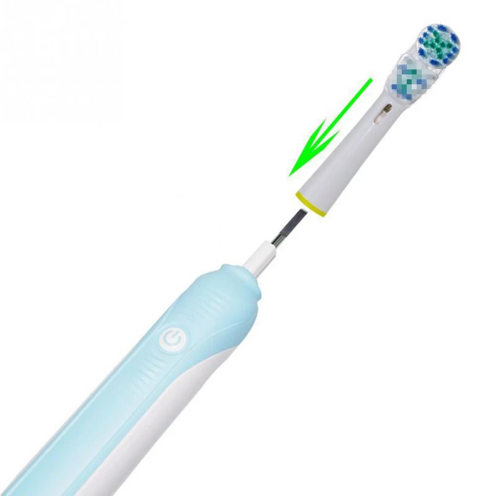 4 шт. сменные насадки для зубной щетки с чувствительной резиной Oral B Braun головка