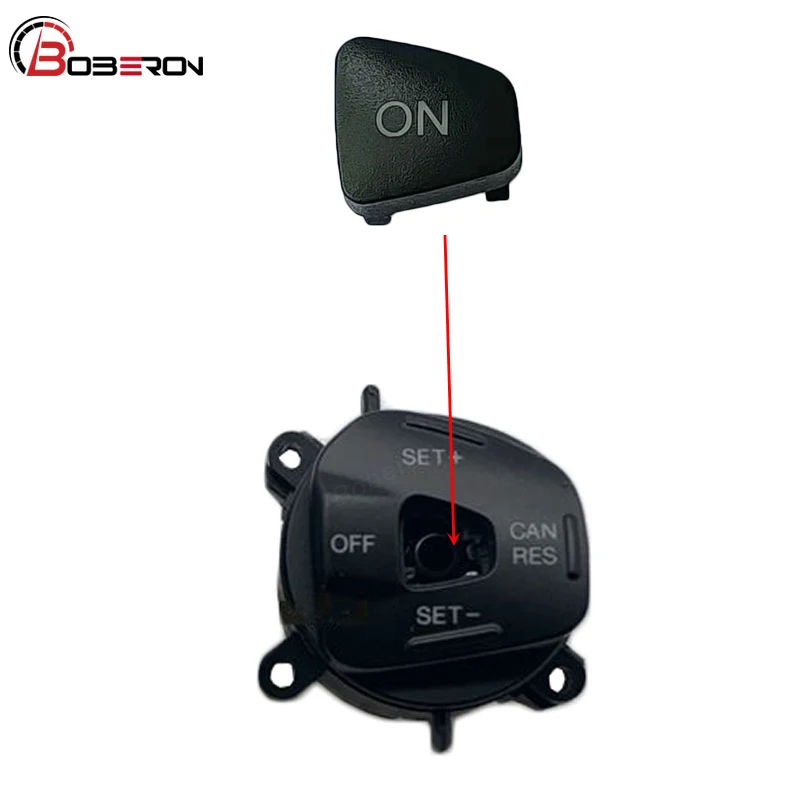 Single ON Button Blue Led Steering Wheel Cruise Control Switch For Ford Escort Fiesta MK7 MK8 ST