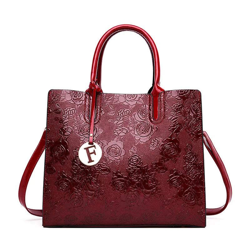 

Chinese-style Rome Handbag 2019 New Style Europe And America Top Grade Rose Shoulder Bag/ Hand Bag Shoulder Bag