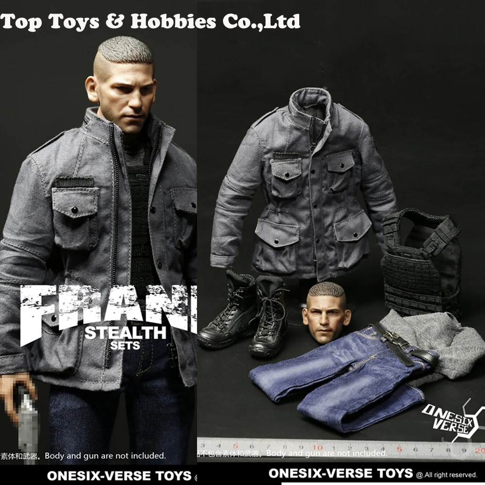 

ONESIX-VERSE TOYS 1/6 OS01 Frank Stealth Clothes with FRANK head sculpt Fit 12" Male Body 12" Figure Accessory