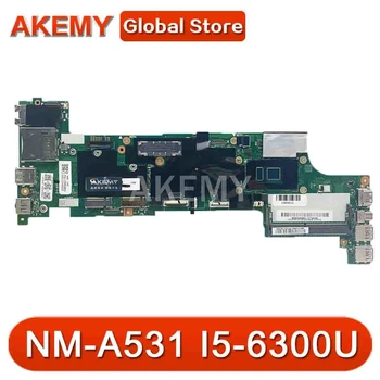 

Laptop motherboard For Lenovo Thinkpad X260 NM-A531 01HX035 Mainboard Core SR2F0 I5-6300U DDR3