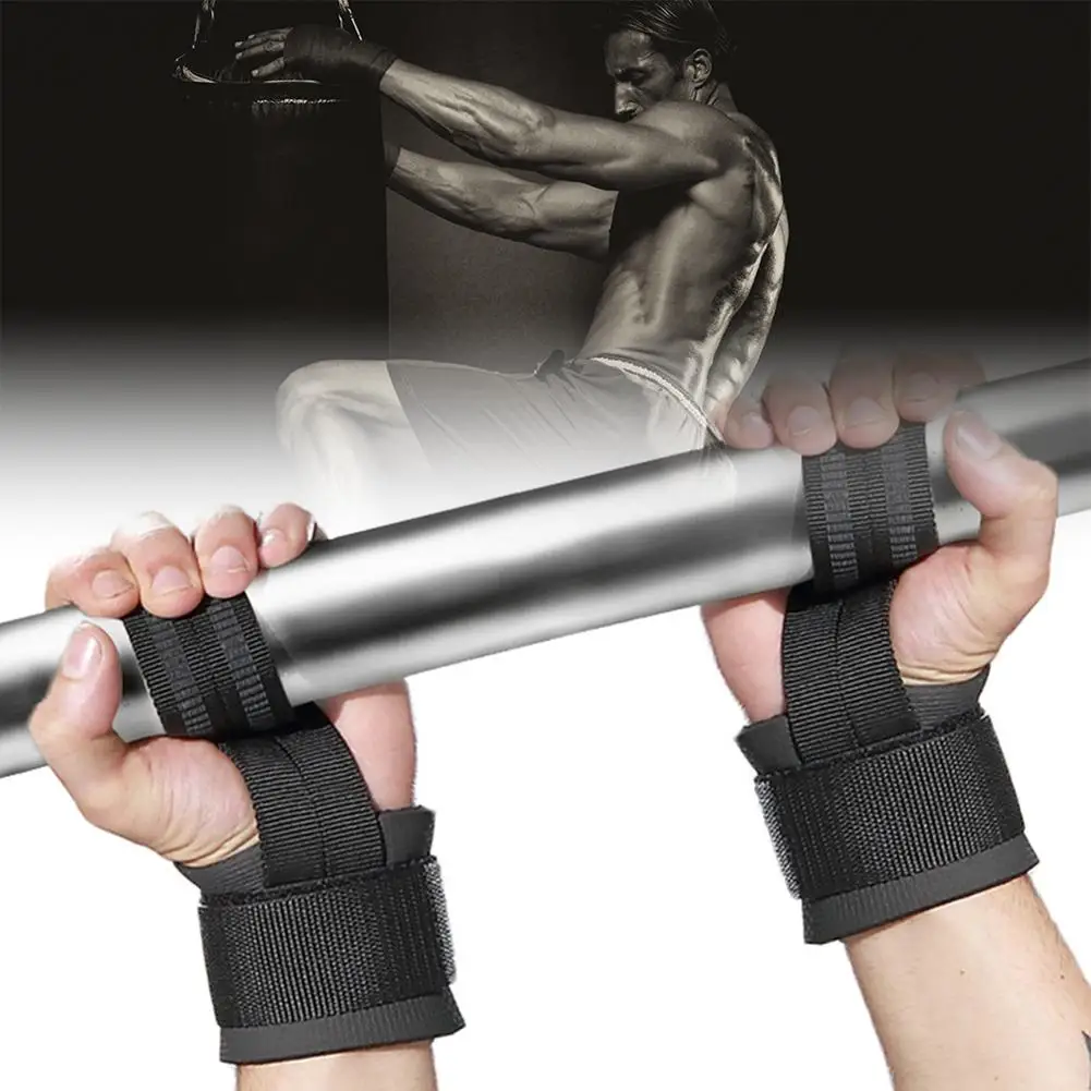 1 Pair Gym Sport Anti-slip Fitness Dumbbell Weightlifting Wrist Protector Straps