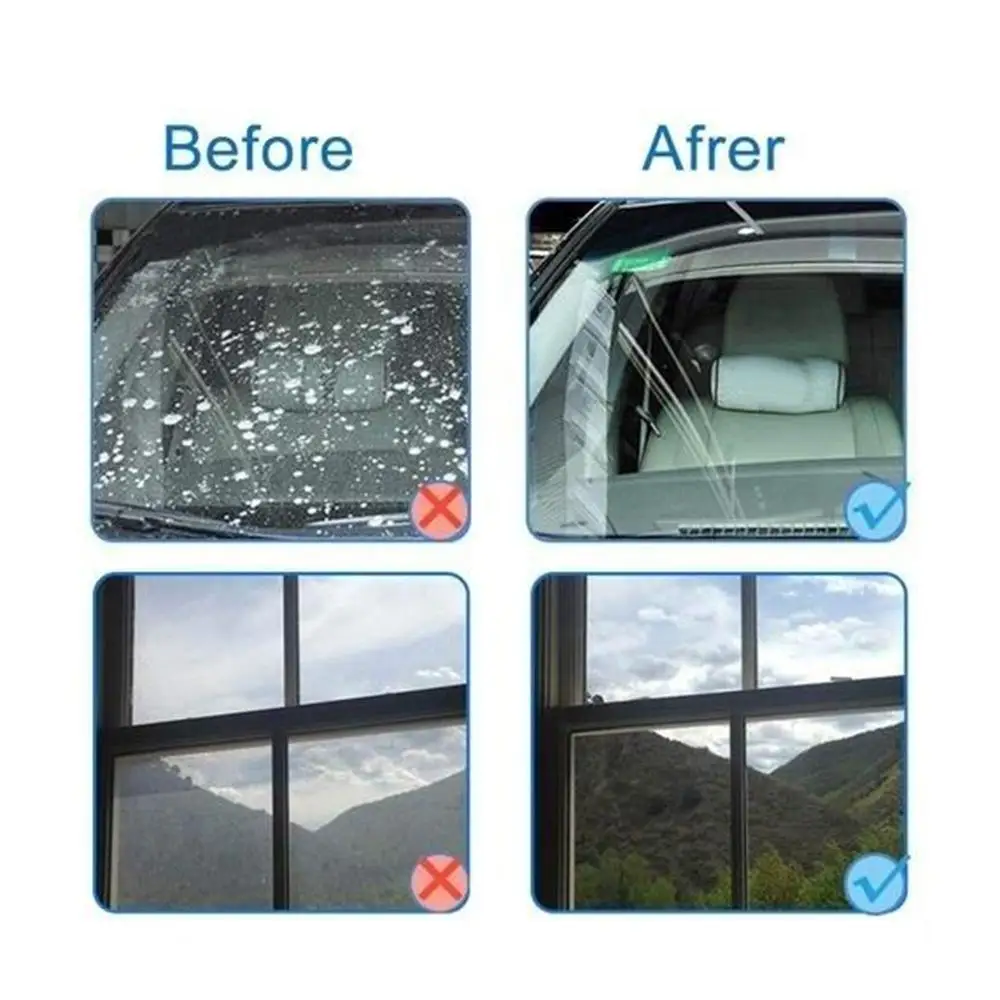 10pcs/set Car Vehicles Windshield Solid Soap Piece Window Glass Washing Cleaning Effervescent Tablets