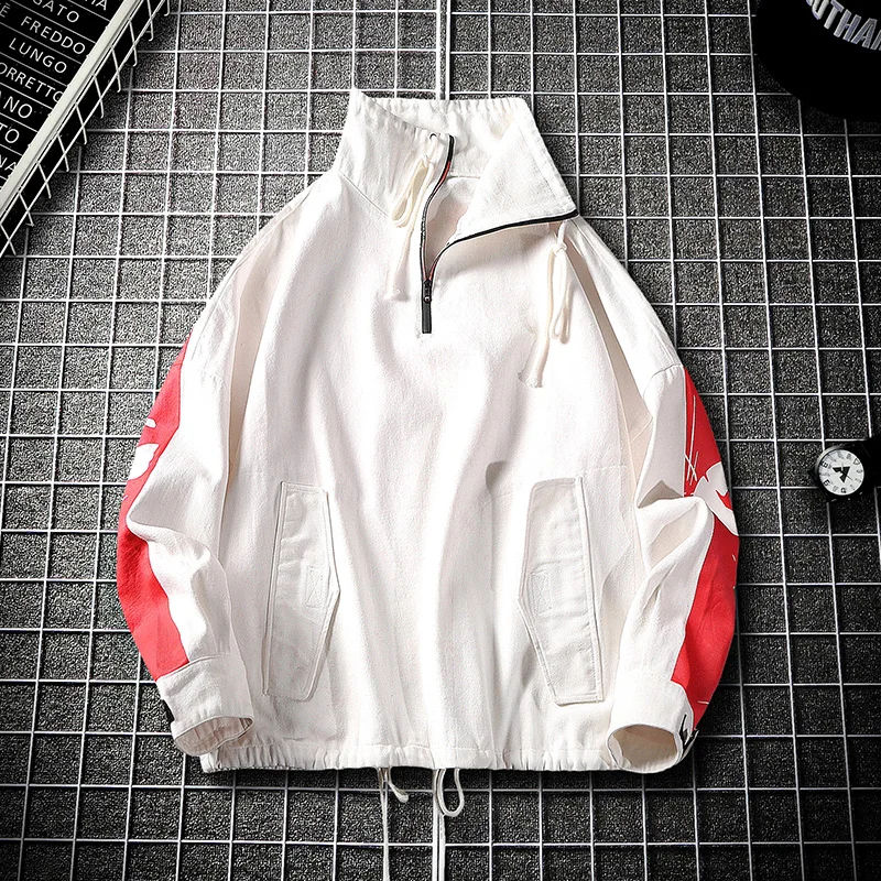 Поп свободные мужские s куртки High Street VogueJacket пальто модные красивые мужские лоскутные ветровки пуловер куртка пальто размер плюс мужской