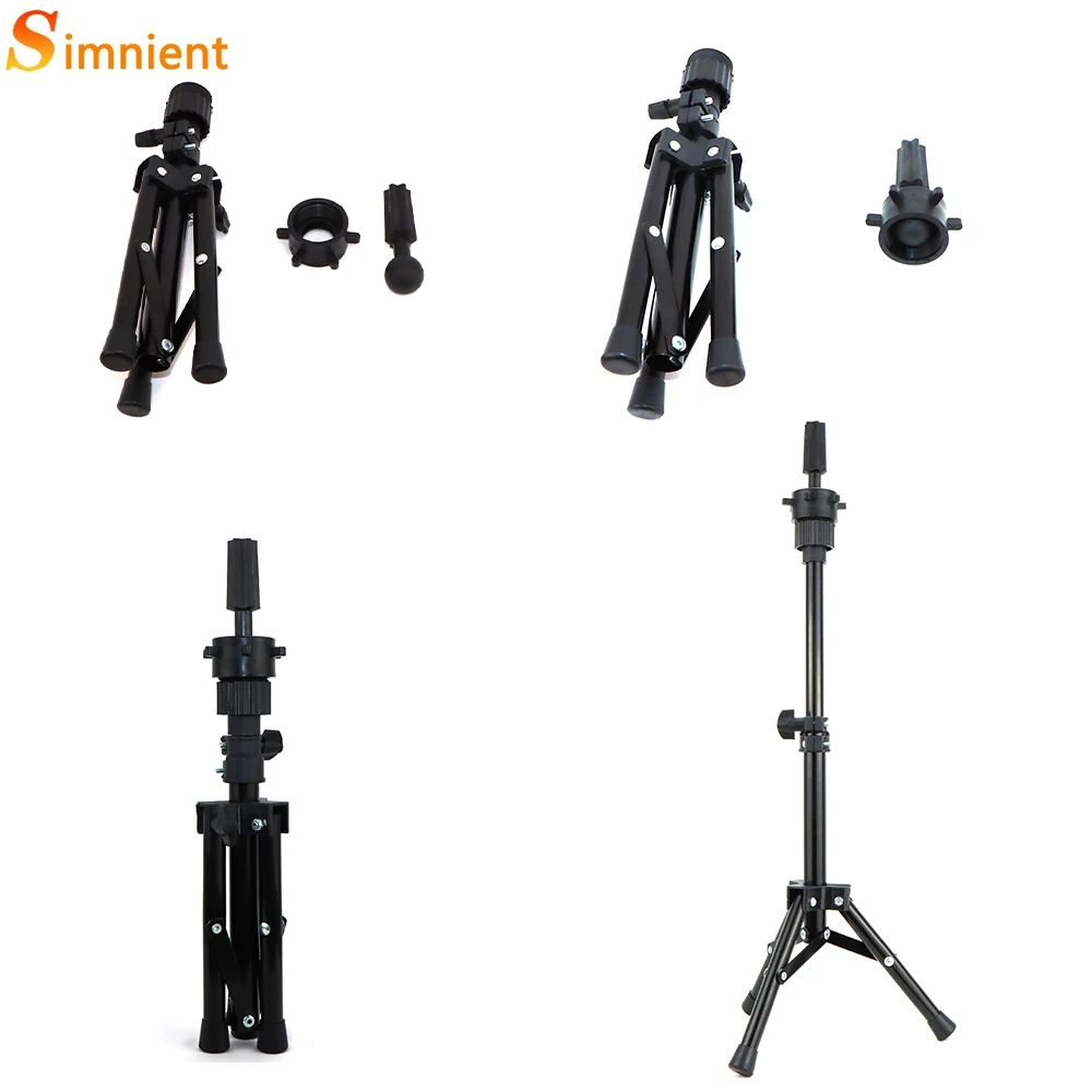 Simnient Adjustable Tripod Stand Holder Mannequin Head Tripod Hairdressing Training Head Holder Top Selling Hair Wig Stands Tool Simnient Adjustable Tripod Stand Holder Mannequin Head Tripod Hairdressing Training Head Holder Top Selling Hair Wig Stands Tool