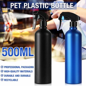 

500ml Empty Spray Bottles PET Bottle Liquid Container Refillable Sprayer Perfume Atomizer Matte Texture Cosmetic Containers