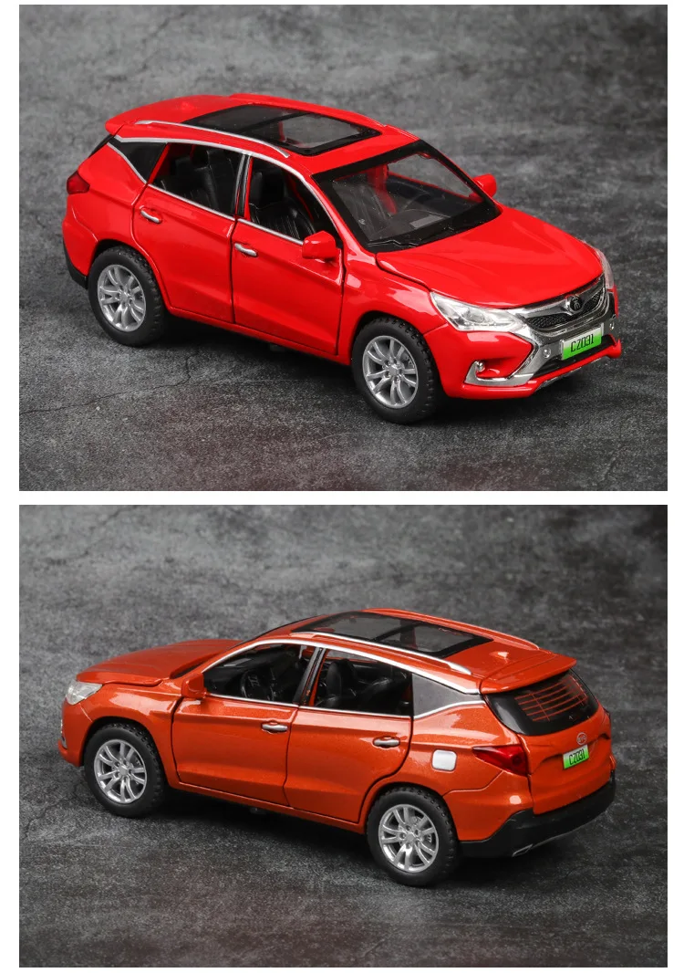 1/32 моделирование для BYD SONG новая модель энергетического транспортного средства сплав игрушка с инерционным механизмом коллекция автомобилей подарок орнамент детские игрушки